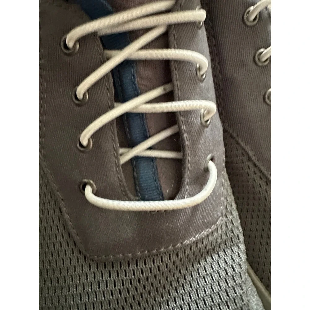 OluKai Nohea Moku Mens Gray Mesh Boat Shoes Sneakers 10283-7B26‎ Size 9